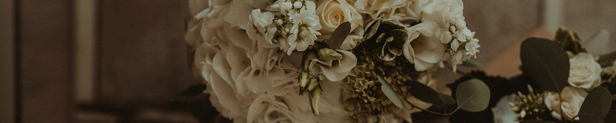 Wedding flowers at Church in Shropshire